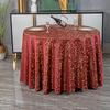 Round Table Tablecloth European Restaurant Hotel Table Tablecloth Tablecloth Decorative Table Mat Table Mat Cloth
