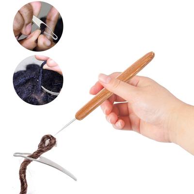 Crochet Needle Bamboo Dreadlock Crochet Hook Dreadlock Needle For Braids