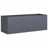 VidaXL Anthracite Planter 120x40x40 Cm Cold-rolled Steel, Flower Pot, Plant Stand, Raised Bed, Support of 860677