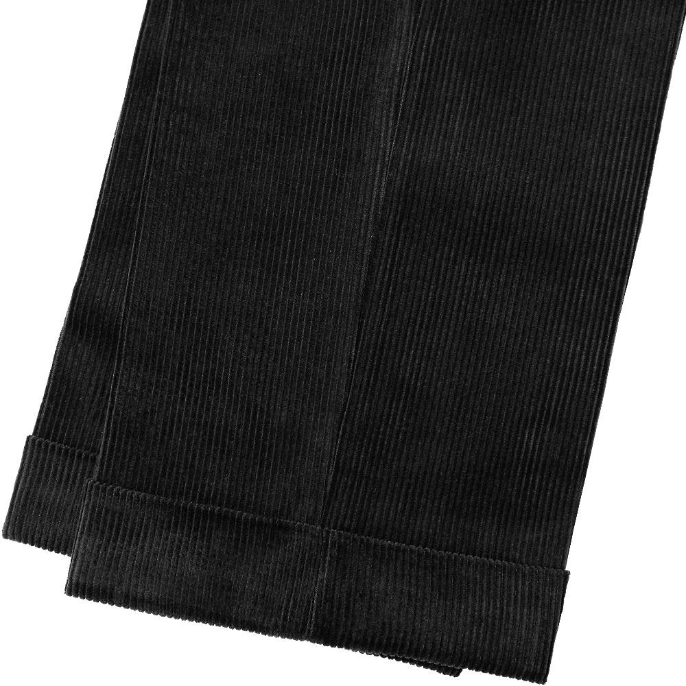Solti 8Wale Corduroy Side Trousers (Black)