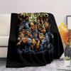 1Pc Alien Earth Print Flannel Blanket, High quality Comfortable for All Seasons, Home Decor, Warmth and Comfort, Perfect for Christmas Gifts