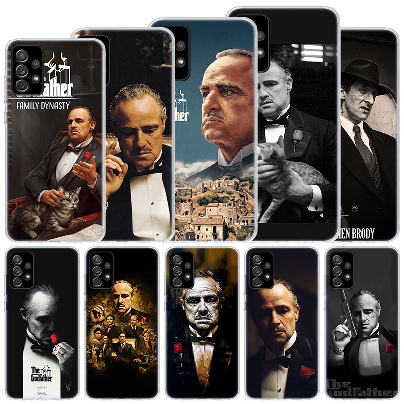 The Godfather TV Soft Case For Samsung Galaxy A15 A14 A13 A12 A55 A54 A53 A52 Phone Cover A35 A32 A33 A25 A23 A22 A05S A04S Gala