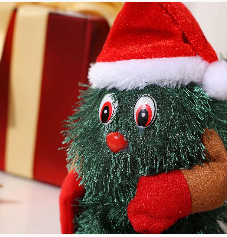 Rotating Musical Christmas Tree Figurine - Electric Festive Decoration and Gift