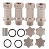 4Pcs Aluminium 17mm Hex Hub Extension Adapter for 1:8 Ratio RC Model Car