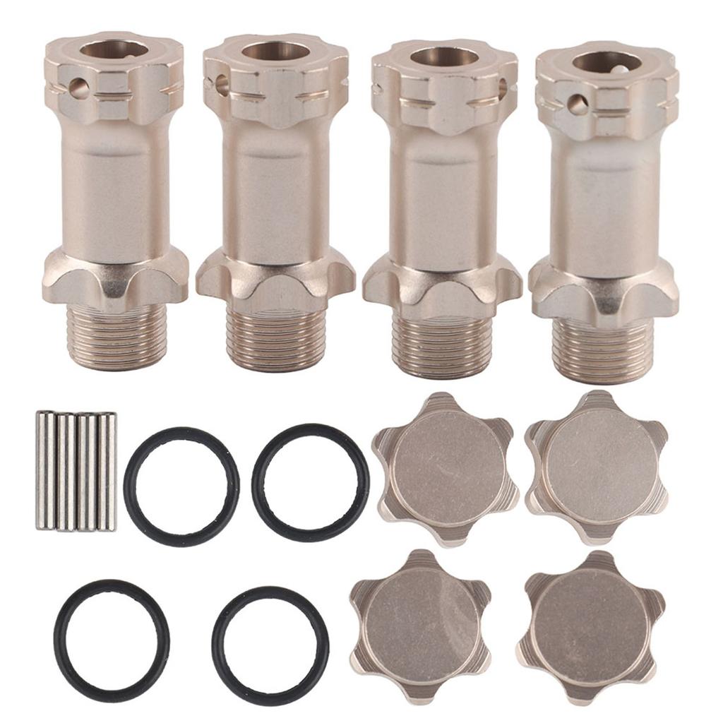4Pcs Aluminium 17mm Hex Hub Extension Adapter for 1:8 Ratio RC Model Car