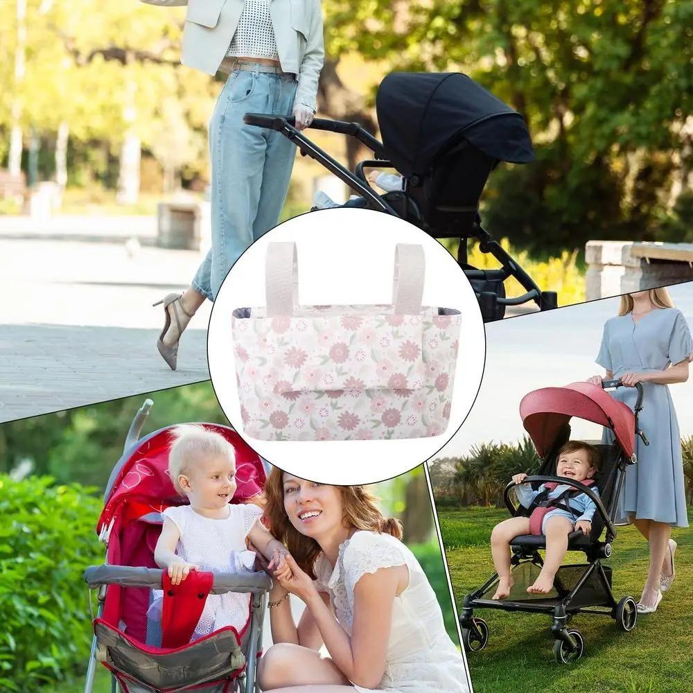 Large Capacity Stroller Storage Hanging Bag Diaper Bag Organizer Baby Car Accessories