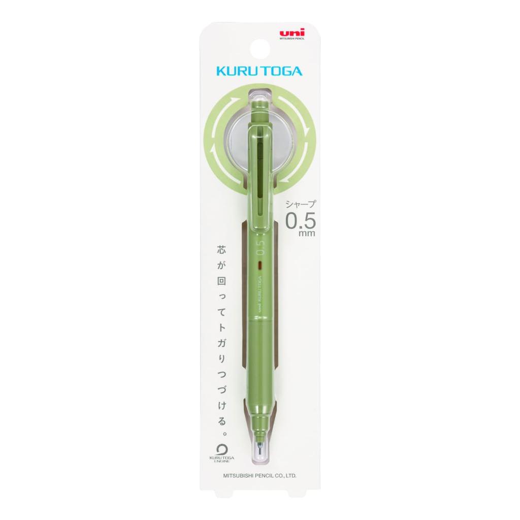 Mitsubishi Pencil Mechanical Pencil Kurutoga KS Herb Green 0.5 M5KS1P.76