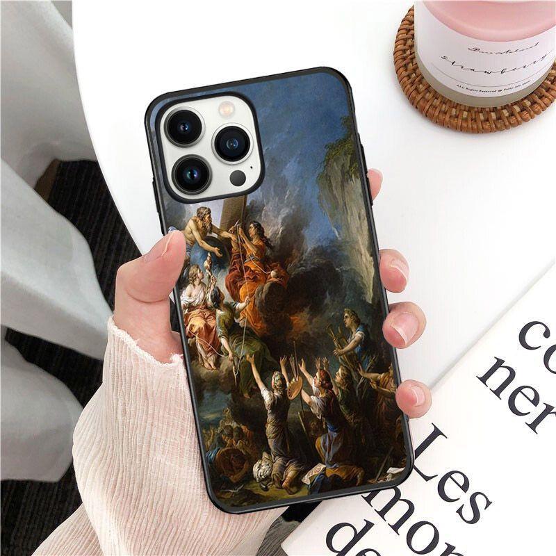 Classic Painting Flower In a Vase Aesthetic Art Phone Cover For Iphone 14pro 11pro 12 13pro Max 6s Xs 7 8plus SE Xr 12mini Cases
