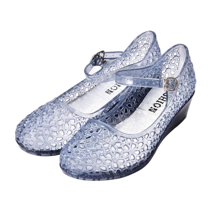 

Летняя женская обувь, сандалии с кристаллами, женские туфли на наклонном каблуке, повязка на голову с пряжкой, женская модная верхняя одежда, универсальная 37 чёрный