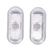 1 Pair Side Marker Light Cover Clear Lens Left Right 1336185 Replacement for Ford Focus Fiesta Fusion