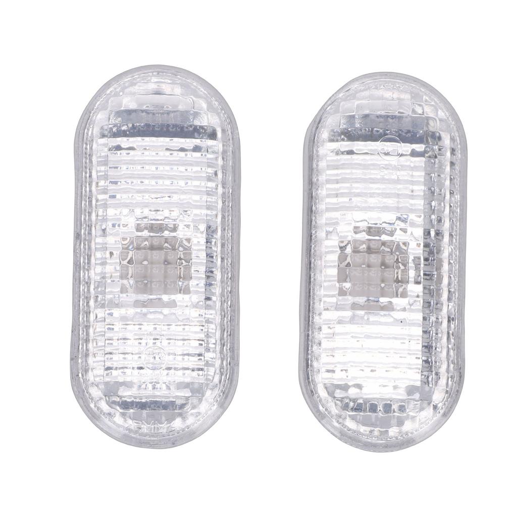1 Pair Side Marker Light Cover Clear Lens Left Right 1336185 Replacement for Ford Focus Fiesta Fusion