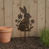 Bird and Wildflower Stake Weather-Resistant Flower Garden