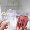 Refrigerator Food Storage Box: Freezer-Safe, Fresh-Keeping, BPA-Free Organizer for Meat Compartments.