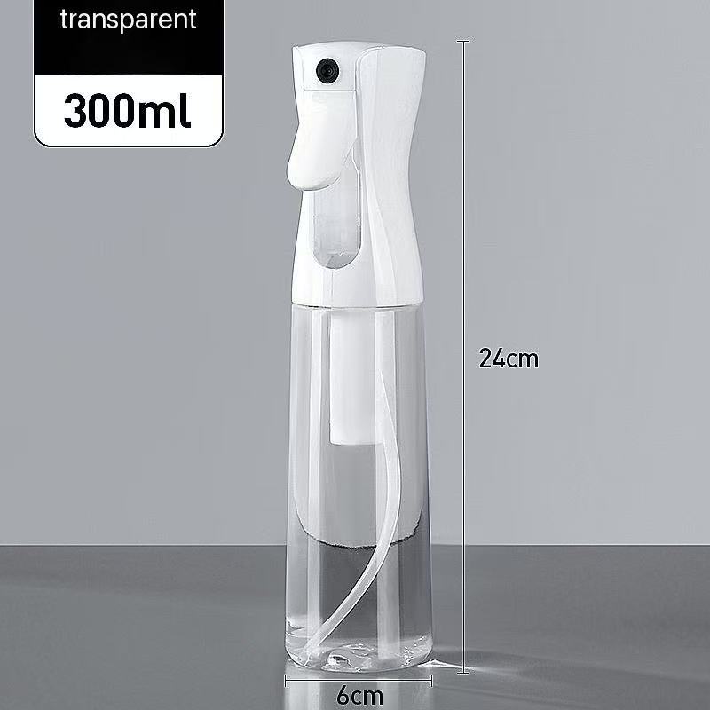 Continuous ultra-fine mist spray bottle, empty water bottle, hair spray bottle, oil bottle, garden water sprayer 200/300 ml