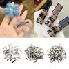 30/100Pack Flat Single Prong Alligator Hair Clips DIY Bows 3.5cm(100Pack)