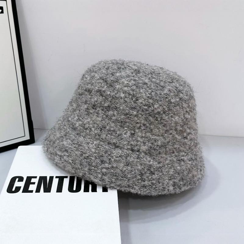 25 Early Autumn New High-quality Bucket Hat Unisex Warm Bucket Hat Foldable Woolen Basin Hat