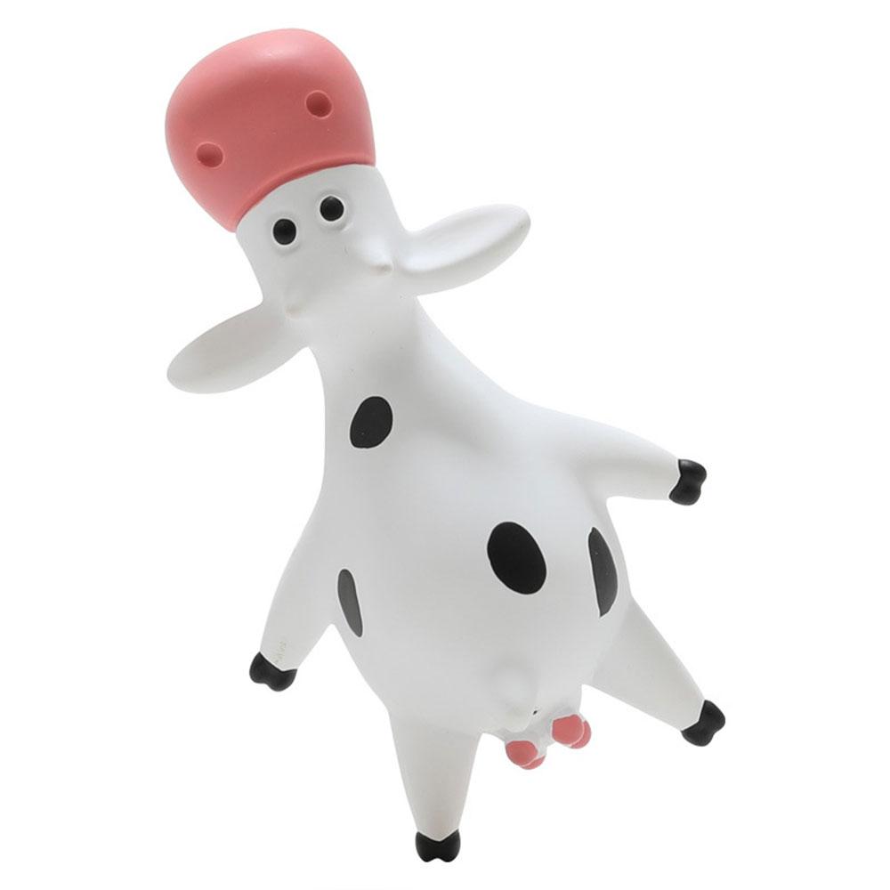 Cow Refrigerator Stickers Lying On Their Stomachs Cartoon Cute 3D Three-Dimensional Resin Magnets Creative Art Design Kitchen