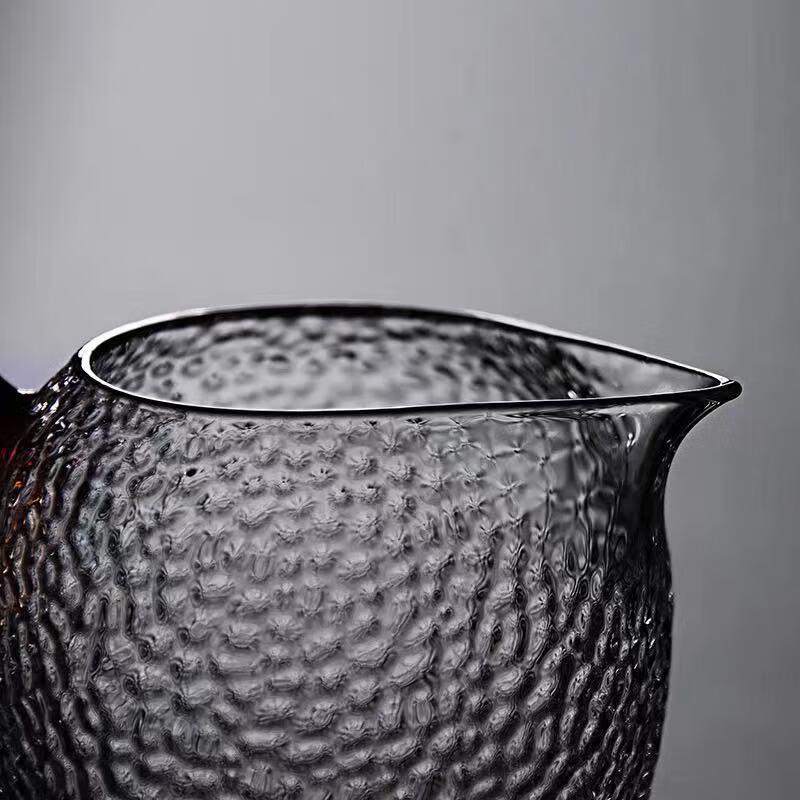 Textured Glass Gongdao Tea Pitcher