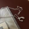 S925 Sterling Silver Korean Style Long Sweater Chain Water Drop Necklace Vintage Ins Style Personalized Long Necklace
