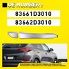 Rear Side Passenger Exterior Outer Door Handle Chrome For 16-21 Hyundai Tucson