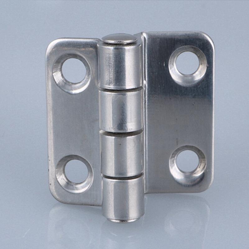 Cast Iron Boat Door Head Hinges Stainless Steel Precision Casting Hinge Four Sections For Yacht Boat Furniture Door Accessories