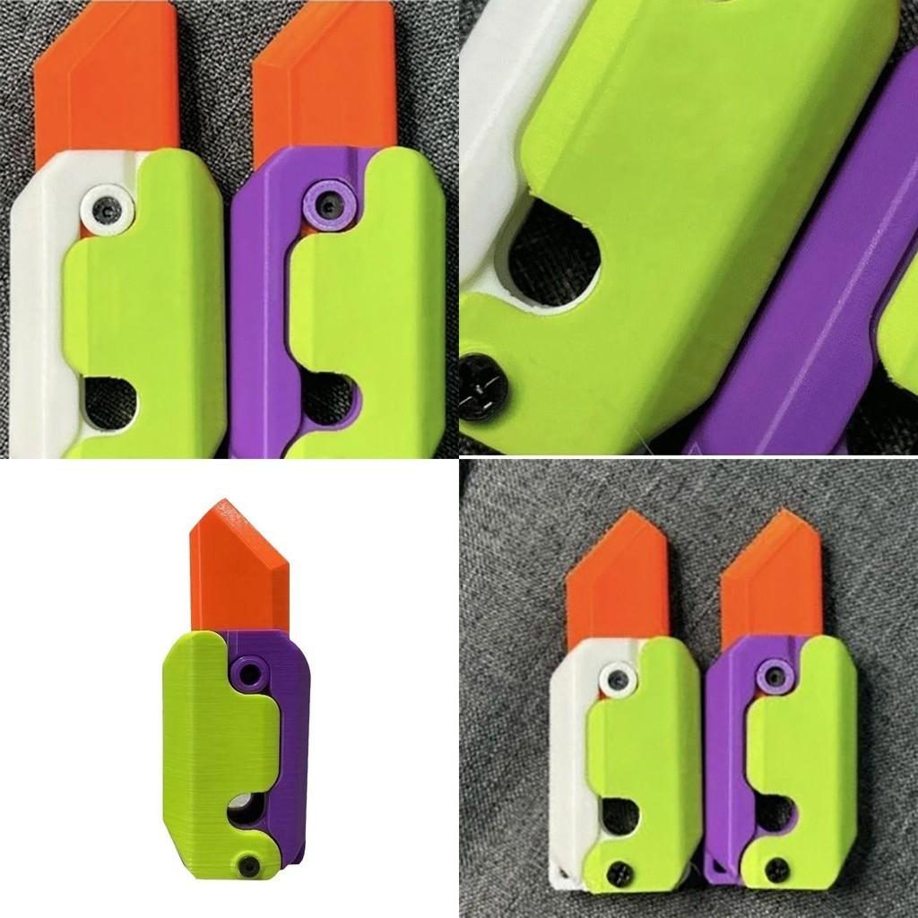 Authentic 3d Printed Gravity Carrot Knife For Couples Silicone Material