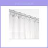 Modern Minimalist Metal Shower Curtain Hook Rings With Open Ends For Bathroom Decor