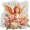 Angel Silicone Molds Rose Flower Fondant Mold Cake Decorating Tools Cupcake Topper Chocolate Candy Craft Gum Paste Polymer Clay