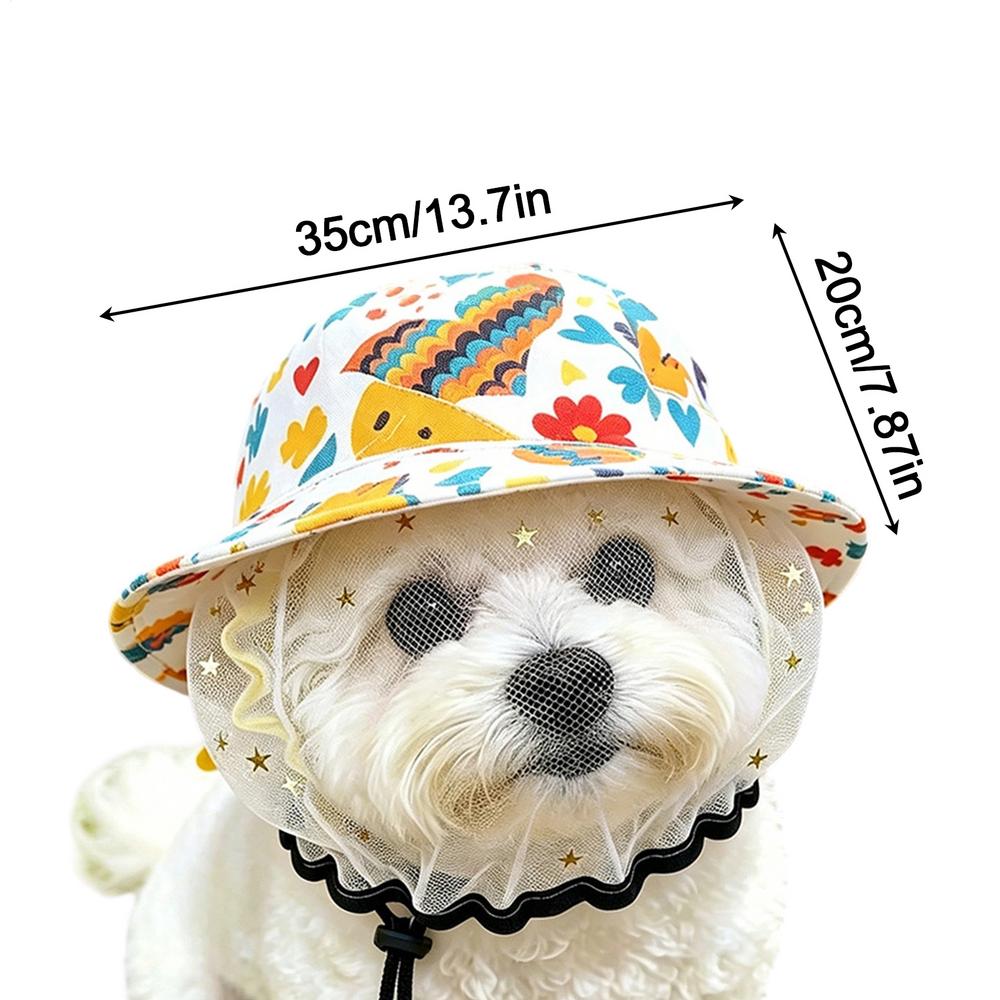 Dog Head Cover Soft Adjustable Anti Scavenging Guard Puppy Muzzle to Stop Eating Things for Pet Kitten Small Medium Indoor