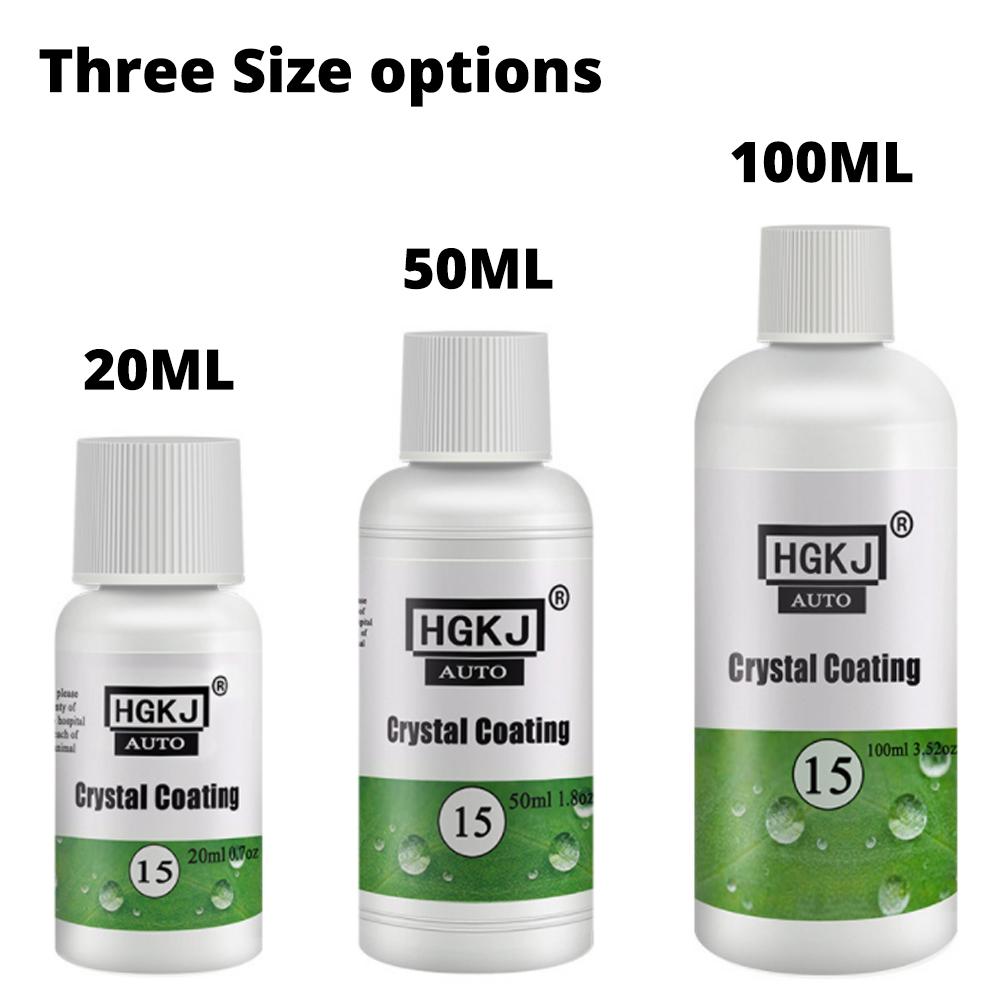 HVIERO-15 20ml/50ml/100ML Bildetaljer Polsk malingsrens Rust Tjæreflekkfjerner Ripereparasjonsmiddel Belegg Bilvask Glans