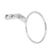 Salon Galvanized Stainless Steel Hair Dryer Holder Hands Free Blow Dryer Holder