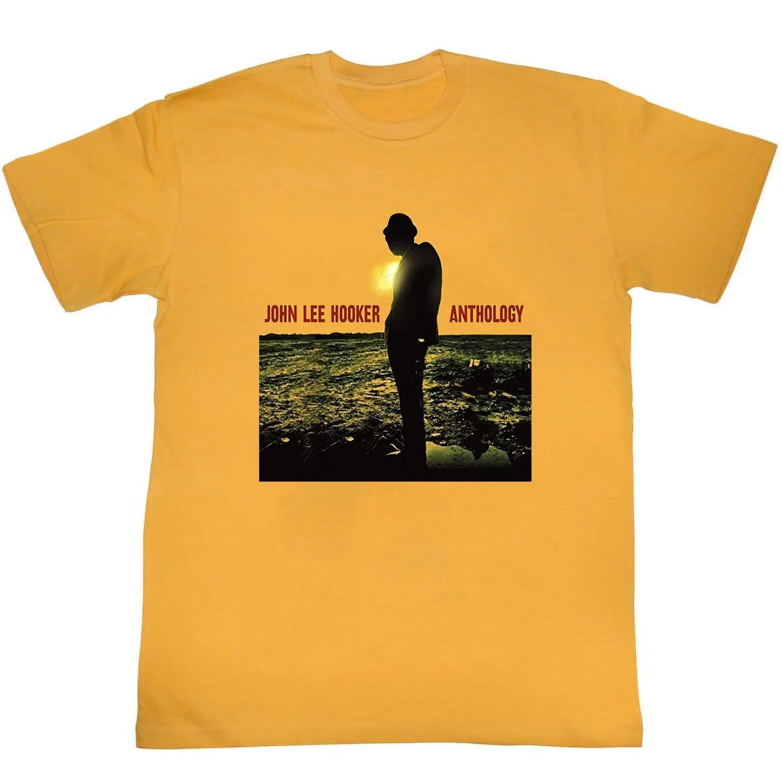 John Lee Hooker - Anthology Gold Color T Shirt Size S-5XL TH67 L