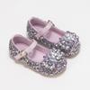 Girls' Fashionable Princess Shoes Children's High-end Crystal Shoes Soft-soled Small Leather Shoes Girls' Lightweight Shoes