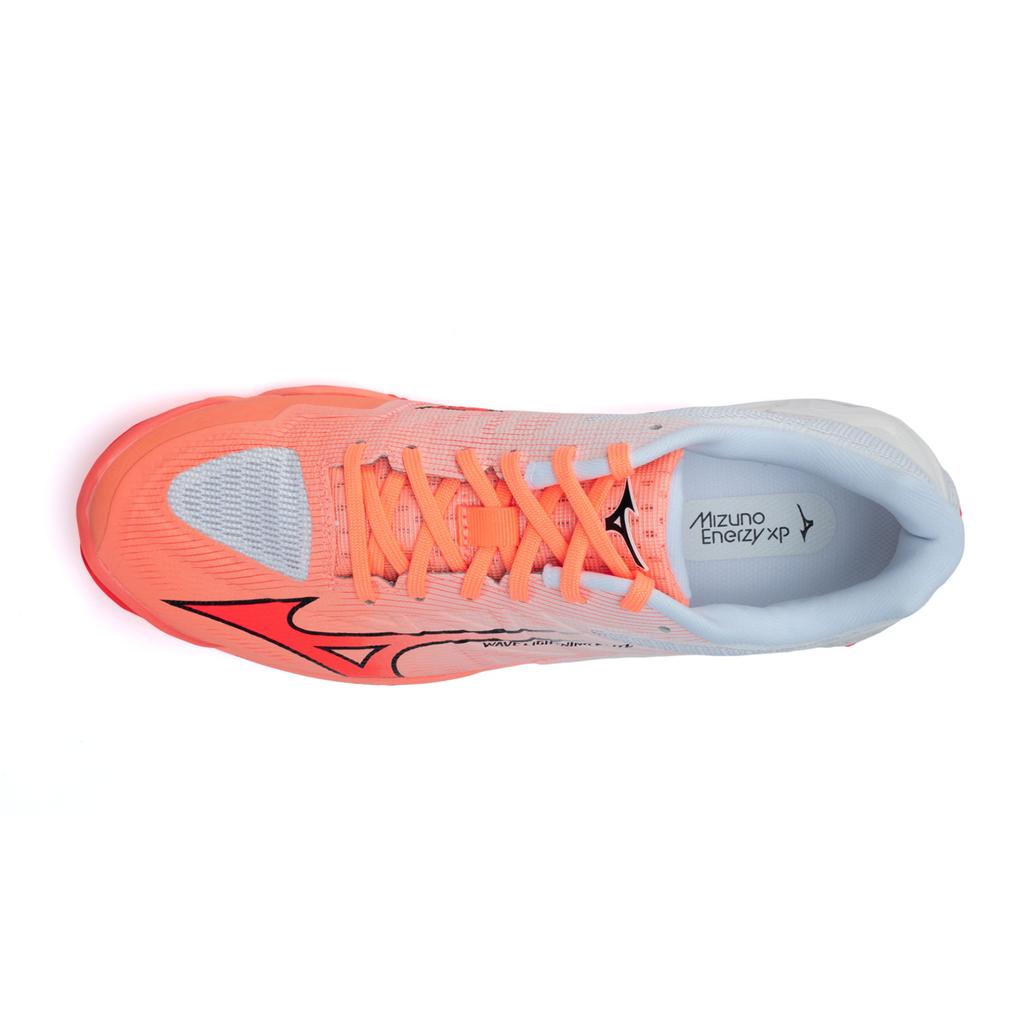 Mizuno Wave Lightning Volleyball Shoes Unisex Low Top Orange/White V1GA260080