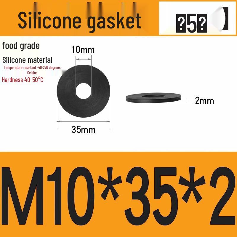 Silicone High-Temp Waterproof Gasket & Shock Absorbing Seal Pad