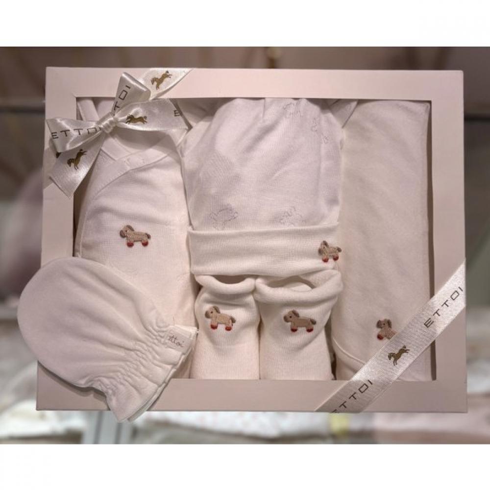 

Подарочный набор для будущих мам Ettoi Culet 5 шт. 07t0084401s1 white/3M(60)