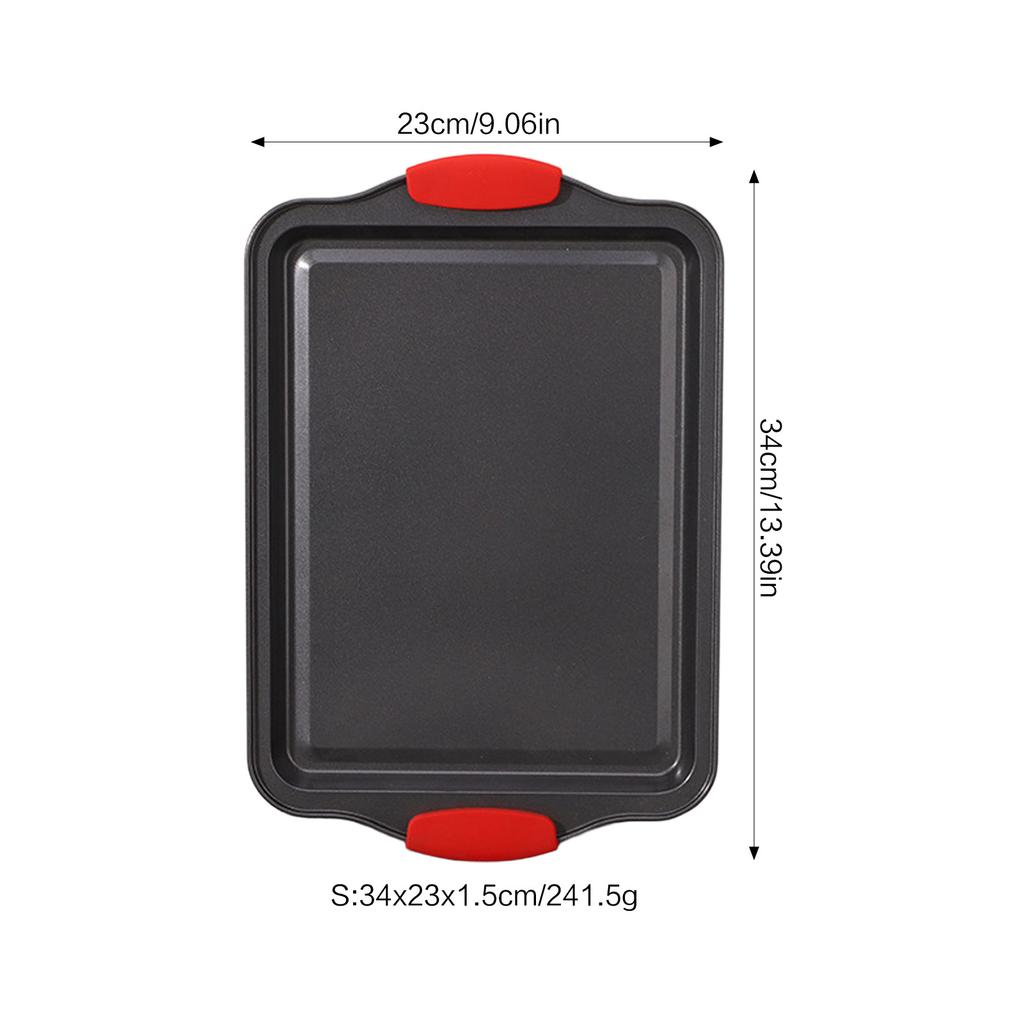 Baking Tray for Home Use Non Stick Coating Cake Mold Rectangular Baking Pan with Temperature Resistance