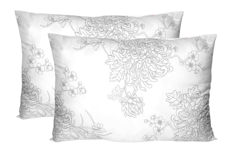 Anti-Allergy Pillow Microfiber Floral Silicone Various Sizes