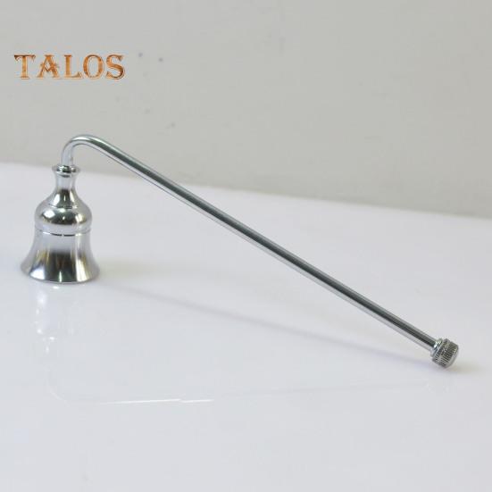 Extincteur de bougie élégant couvercle de mèche en forme de cloche bouchon de bougie en métal outil d'extinction antirouille avec options de longueur courte et longue pour