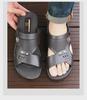 2024 Men's Casual Non-Slip Breathable Outdoor Sandals: Wear-Resistant Beach & Driving Slippers
