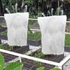 White Yellow Tree Cold Protection Cover Winter Plant Cover with Drawstring Zip Tree Freeze Bag Garden Plants Frost Protection