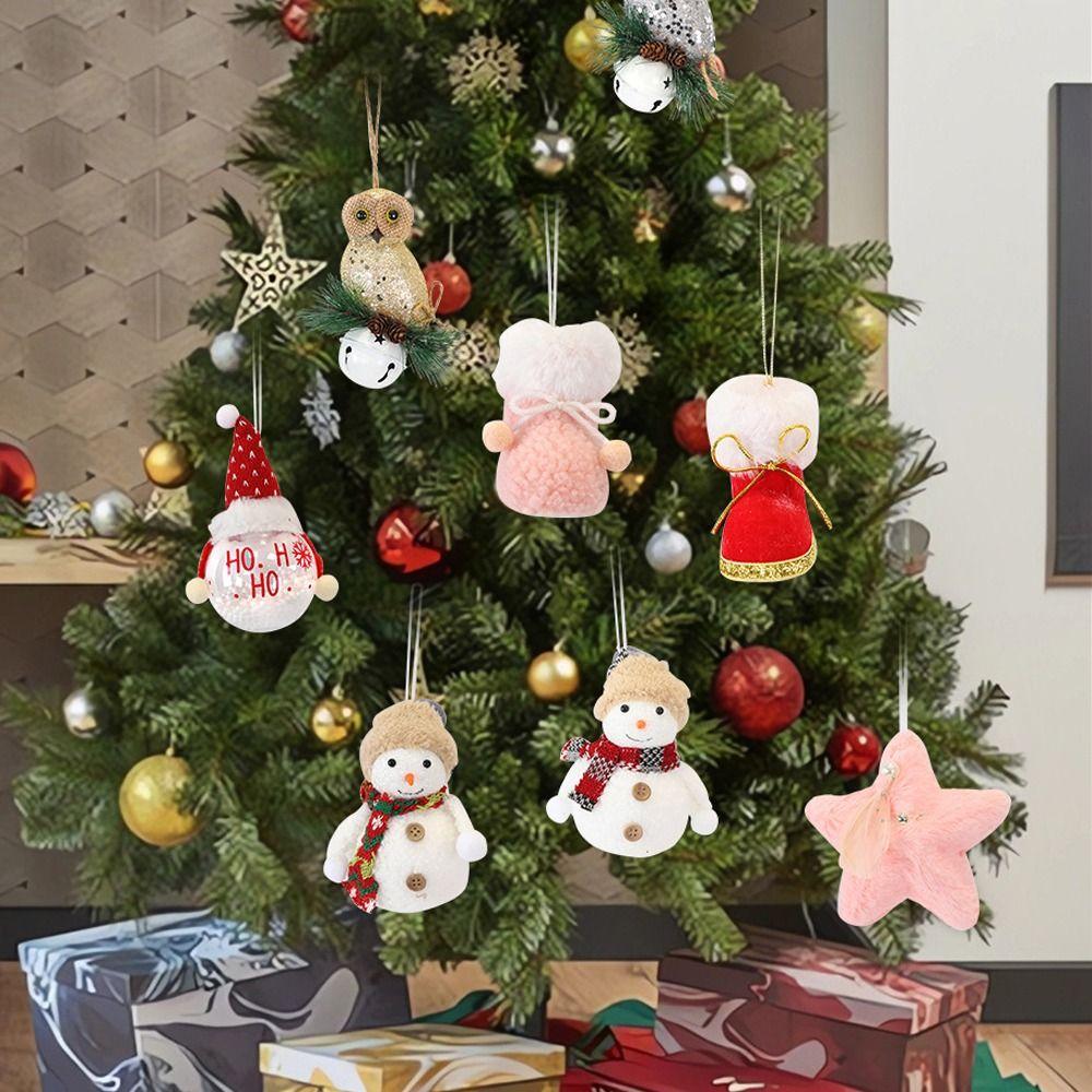 

Плюшевая кукла Рудольф подвеска мультфильм рождественская елка подвесное украшение веселое рождественское украшение Style 2