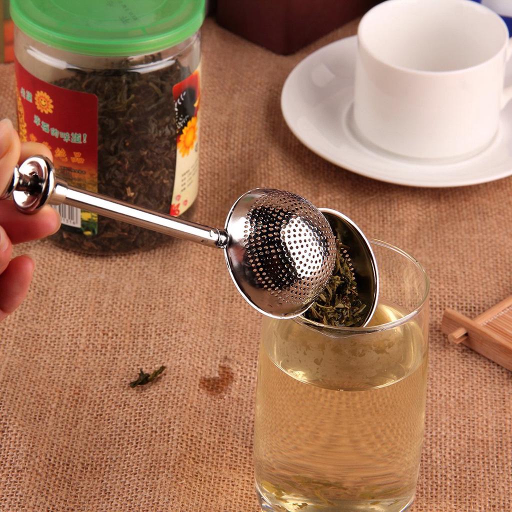 Buy XHOME Ball Push Style Tea Leaf Herbal Locking Infuser Strainer