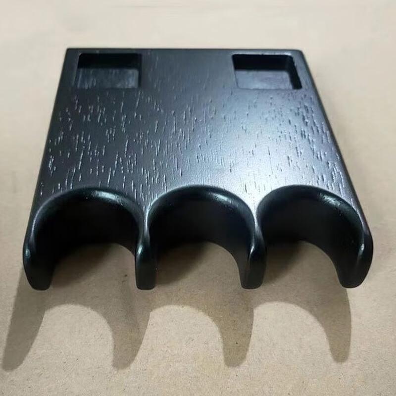 MR MOOSE Wooden 3-Slot Billiard Cue Rest