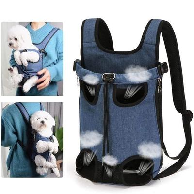 Sac à dos respirant pour petit chien, réglable, confortable, rembourré, ceinture de sécurité, sac de transport pour animaux de compagnie, chat, chiot, sac de voyage
