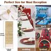 New 100PCS Rhinestone Napkin Rings Bling Decoration Gifts Wedding Dinner Elegant Gold Sliver Napkin Rings Holder Party Supplies