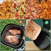 Mini Air Fryer Liners Disposable for Most Small Parchment Paper for Baking Square 8IN Proof for Easy Cleanup Basket Oven Liners