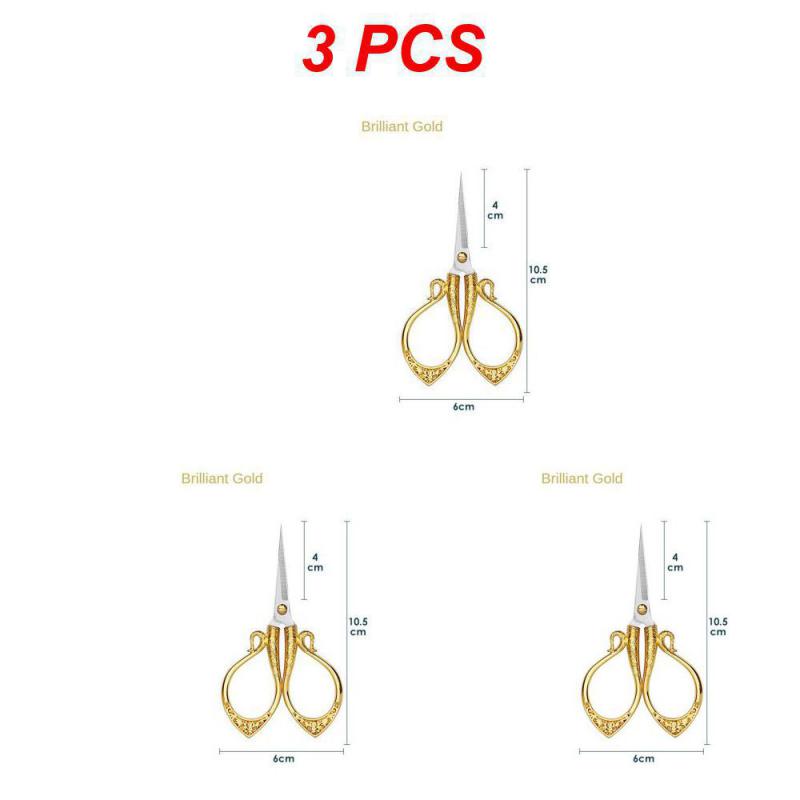 Stainless Steel Vintage Scissors Sewing Fabric Cutter Embroidery Scissors Tailor Scissor Scissor Household Sewing Accessories