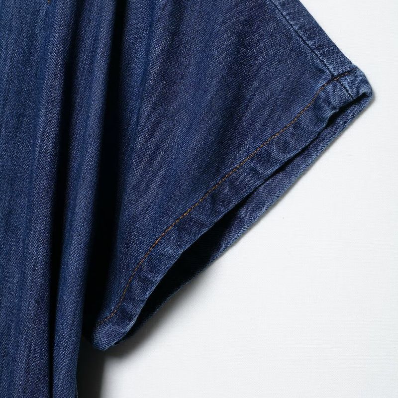 Kaslead New Arrival Women's Clothing Fashion Style Fashion with Belt Midi Skirt Denim Dress 0108025