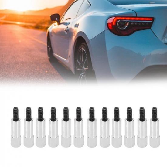 12 шт. Хромированный болт клапанной крышки G1/4-20 для Chevy 283 302 305 307 327 350 383 400